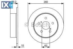 Δισκόπλακα BOSCH 0986479520