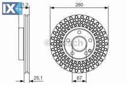 Δισκόπλακα BOSCH 0986479A00