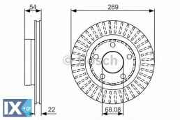 Δισκόπλακα BOSCH 0986479A42