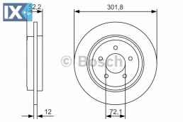 Δισκόπλακα BOSCH 0986479A53