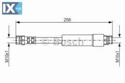 Ελαστικός σωλήνας φρένων BOSCH 1987476284