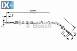 Ντίζα, φρένο ακινητοποίησης BOSCH 1987477903