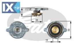 Καπάκι, ψυγείο GATES RC113