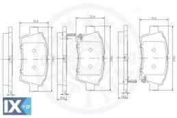 Σετ τακάκια, δισκόφρενα OPTIMAL 12095