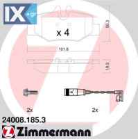 Σετ τακάκια, δισκόφρενα ZIMMERMANN 240081853