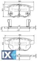 Σετ τακάκια, δισκόφρενα NIPPARTS J3612034