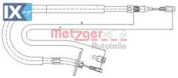 Ντίζα, φρένο ακινητοποίησης METZGER 109877