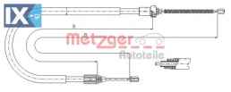 Ντίζα, φρένο ακινητοποίησης METZGER 116586