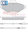 Σετ τακάκια, δισκόφρενα METZGER 1170319  - 23,89 EUR