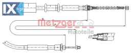 Ντίζα, φρένο ακινητοποίησης METZGER 1281P1