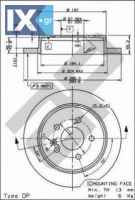 Δισκόπλακα METZGER 14802V