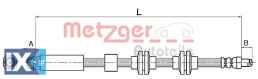 Ελαστικός σωλήνας φρένων METZGER 4110143