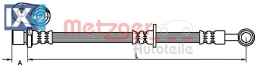 Ελαστικός σωλήνας φρένων METZGER 4110903