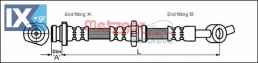 Ελαστικός σωλήνας φρένων METZGER 4111967