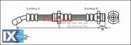 Ελαστικός σωλήνας φρένων METZGER 4111994