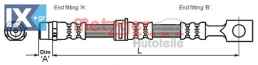 Ελαστικός σωλήνας φρένων METZGER 4115194
