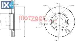 Δισκόπλακα METZGER 6110076