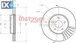 Δισκόπλακα METZGER 6110078