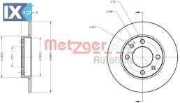 Δισκόπλακα METZGER 6110094