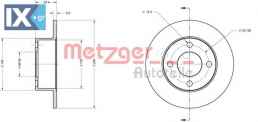 Δισκόπλακα METZGER 6110106