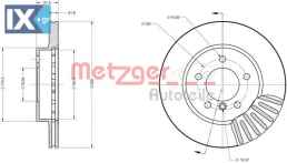 Δισκόπλακα METZGER 6110149