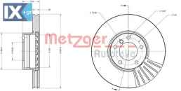 Δισκόπλακα METZGER 6110171