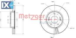 Δισκόπλακα METZGER 6110175