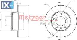 Δισκόπλακα METZGER 6110201