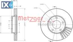 Δισκόπλακα METZGER 6110213