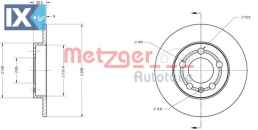 Δισκόπλακα METZGER 6110241
