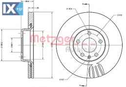 Δισκόπλακα METZGER 6110335