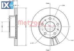 Δισκόπλακα METZGER 6110438