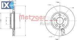 Δισκόπλακα METZGER 6110528