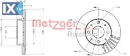 Δισκόπλακα METZGER 6110545