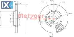 Δισκόπλακα METZGER 6110577