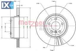 Δισκόπλακα METZGER 6110632