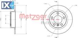 Δισκόπλακα METZGER 6110645