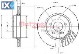 Δισκόπλακα METZGER 6110656