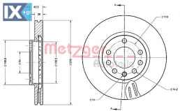 Δισκόπλακα METZGER 6110678