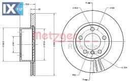 Δισκόπλακα METZGER 6110689