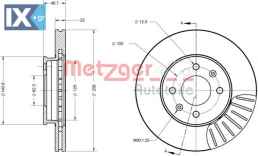 Δισκόπλακα METZGER 6110707