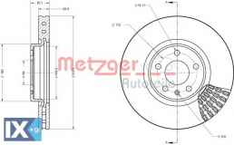 Δισκόπλακα METZGER 6110716