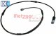 Προειδοπ. επαφή, φθορά υλικού τριβής των φρένων METZGER WK17256  - 13,75 EUR