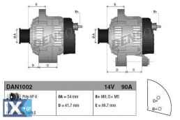 Γεννήτρια DENSO DAN1002