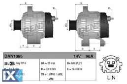 Γεννήτρια DENSO DAN1096