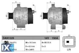 Γεννήτρια DENSO DAN1325