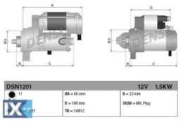 Μίζα DENSO DSN1201