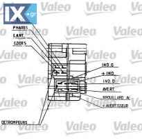 Διακόπτης τιμονιού VALEO 251274