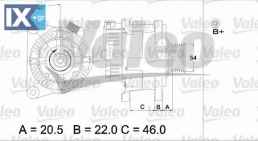 Γεννήτρια VALEO 437192