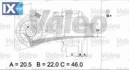 Γεννήτρια VALEO 437193